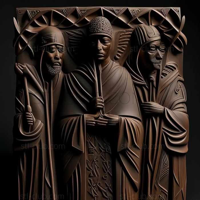 3D model Black Priests (STL)